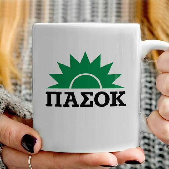Koupakoupa PASOK Mug Ceramic White 330ml