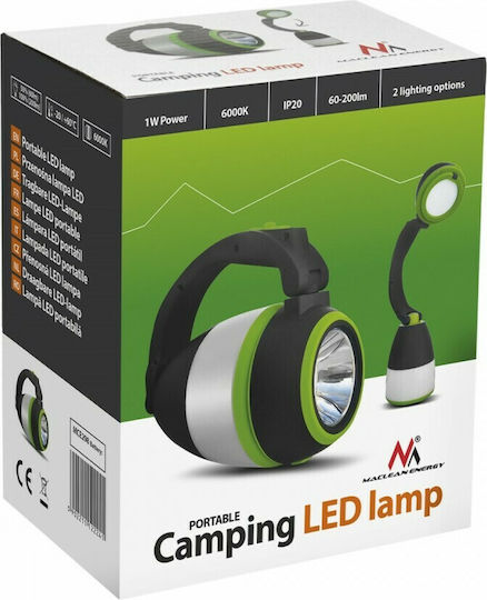 Maclean Energy Led Rechargeable Lantern for Camping with Flashlight & Powerbank 600lm 1W