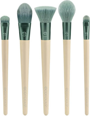 EcoTools Synthetic Make Up Brush Set Supernatural Face Kit 5pcs