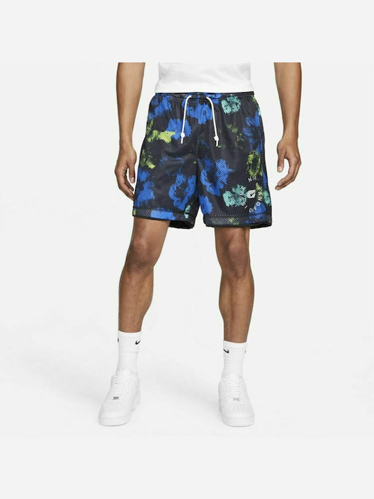 Standard Issue Reversible Αθλητική Ανδρική Βερμούδα Dri-FIT Black/Navy Blue/Yellow