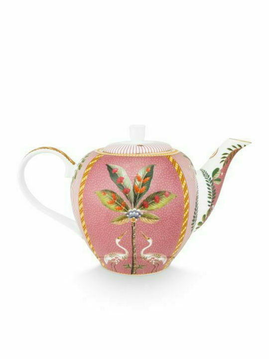 PiP Studio La Majorelle Τσαγιέρα Πορσελάνης Ροζ 1600ml