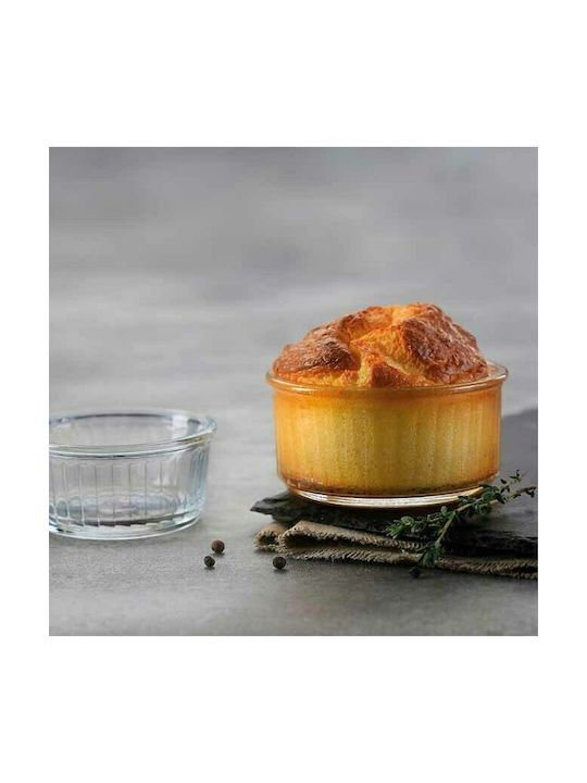 Homestyle Ramekin Bol de Servire Rotund Sticlă Transparent cu Diametru 8.5buc