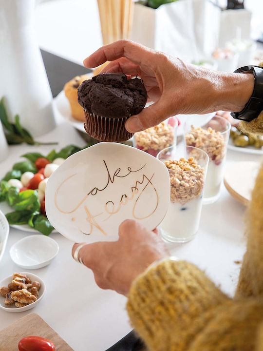 Raeder Cake It Easy Чиния Пустинята от Порцелан Бял с Диаметър 14см