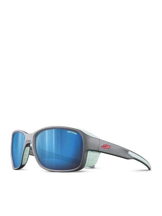 Julbo Monterosa 2 Unisex Sunglasses with Gray Plastic Frame and Green Lens J5421121