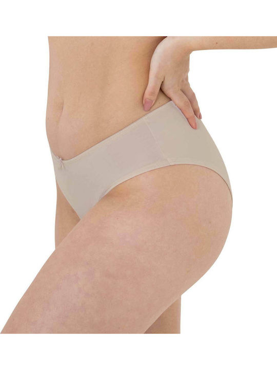 Hipster Ida Women's Boxer 2Pack with Lace Beige/Pink