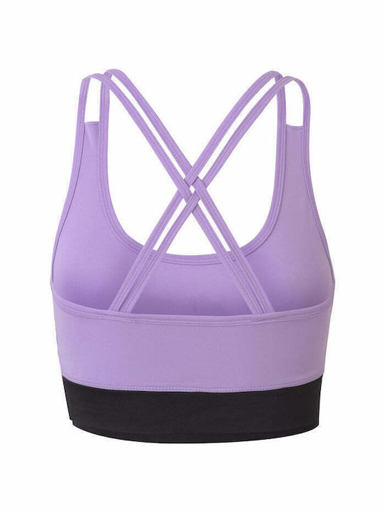 Set Women's Training Leggings Shorts High Waisted Purple