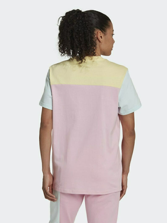 Adidas Essentials Γυναικείο Αθλητικό T-shirt Ροζ