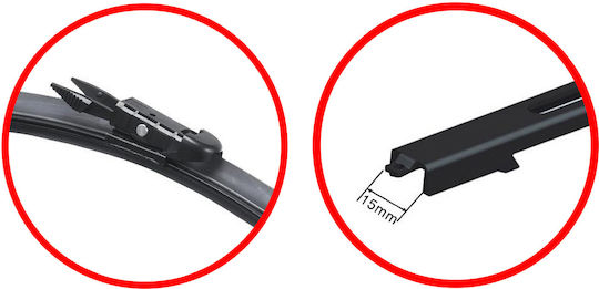 Einparts Set Frontal Lamele Ștergătoare Auto 650mm/600mm
