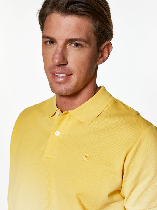 Snta Polo Pique with Short Sleeve Basic S Logo - Yellow