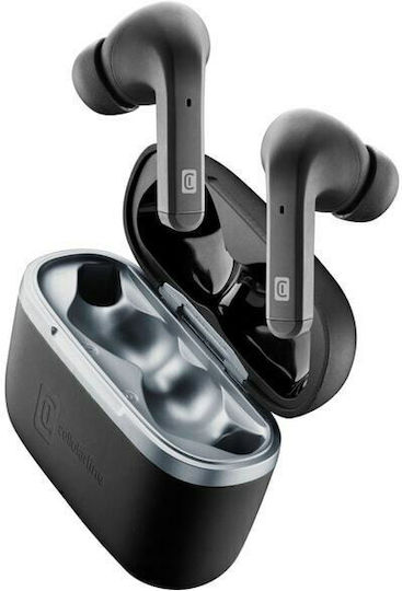 Cellular Line Keen In-ear Bluetooth Handsfree Earphones with Charging Case Black
