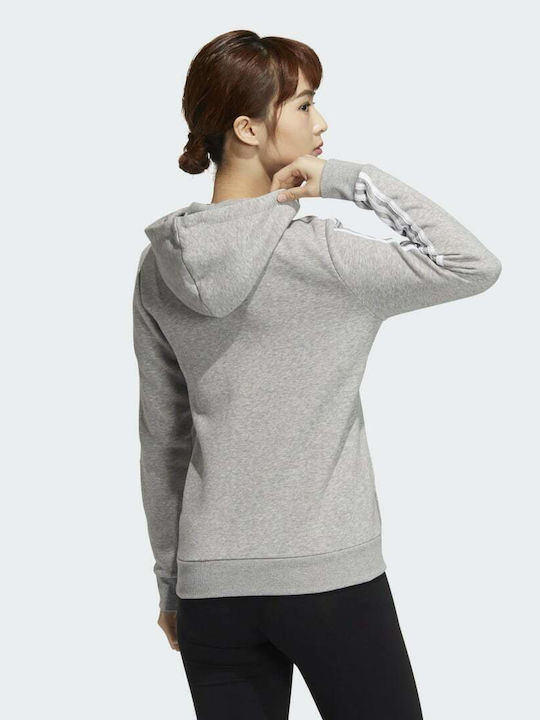adidas Essentials Jacket Gray with Hood