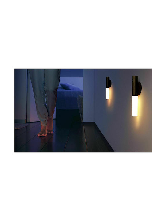Gingko Smart Baton Light Винтидж Светлини за Стена с Интегриран LED с USB Порт Кафяв