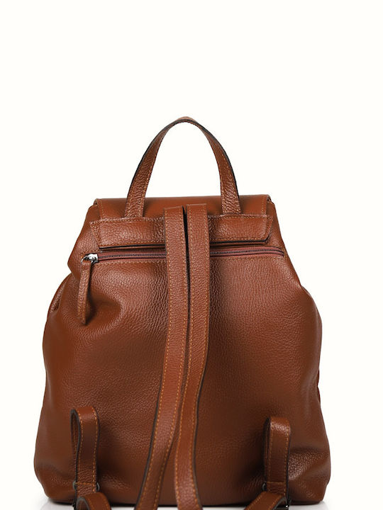 Hunter Leather Women's Bag Backpack Tabac Brown