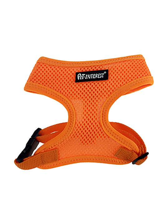 Pet Interest Hundegeschirr Weste Mesh Plain Orange Mittel 38-51cm 5445-M