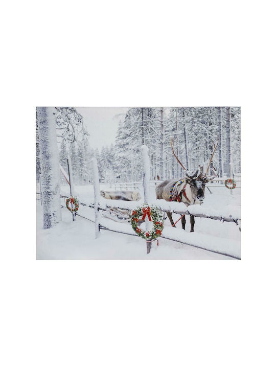 TnS Beleuchtet Weihnachtliche Figur Rahmen Rahmen Höhe 40cm (Μiverse Designs)