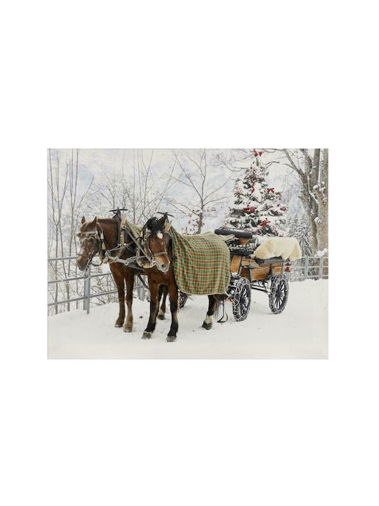 TnS Beleuchtet Weihnachtliche Figur Rahmen Rahmen Höhe 40cm (Μiverse Designs)