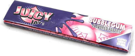 Juicy Jays Bubblegum Foițe de Țigări Rulate King Size Slim 32 foi 1buc