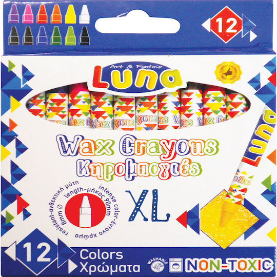 The Littlies Σετ Κηρομπογιές XL 12τμχ