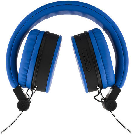 Streetz HL-BT401 Ασύρματα / Ενσύρματα On Ear Ακουστικά με 22 ώρες Λειτουργίας Μπλε