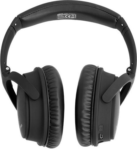 Streetz HL-BT404 Ασύρματα / Ενσύρματα Over Ear Ακουστικά με 12 ώρες Λειτουργίας Μαύρα