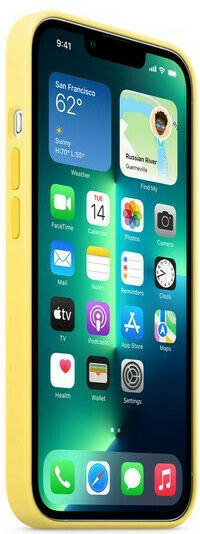 Apple Silicone Case With MagSafe Back Cover Silicone Lemon Zest (iPhone 13 Pro)