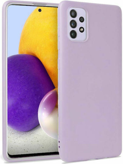 Tech-Protect Icon Silicone Back Cover Violet (Galaxy A53)