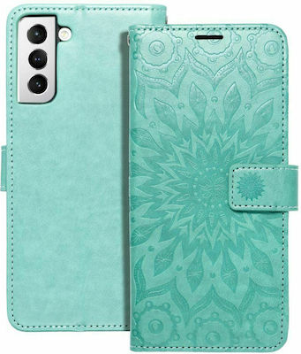 Forcell Mezzo Portofel Piele artificială Mandala Green (Galaxy A12)