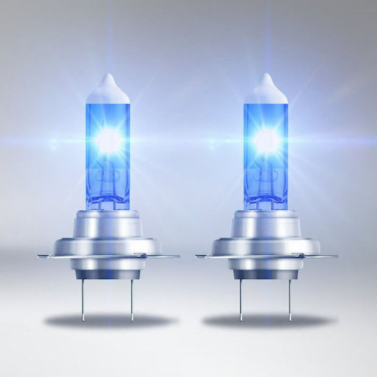 Osram Λάμπες Αυτοκινήτου Cool Blue Boost +50% H7 Αλογόνου 5000K Ψυχρό Λευκό 12V 80W 2τμχ