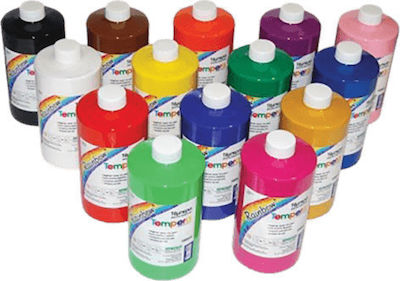 Rainbow Tempera de Pictură Negre în Sticlă 1000ml 1buc 22363-09ΔΠ-2