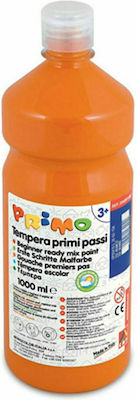 Primo Brillante Tempera Colour Paint Bottle 1000ml Orange