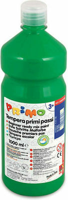 Primo Brillante Tempera Colour Paint Bottle 1000ml Green