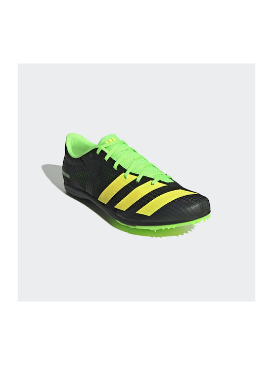 adidas Distancestar Spikes Core Black / Beam Yellow / Solar Green