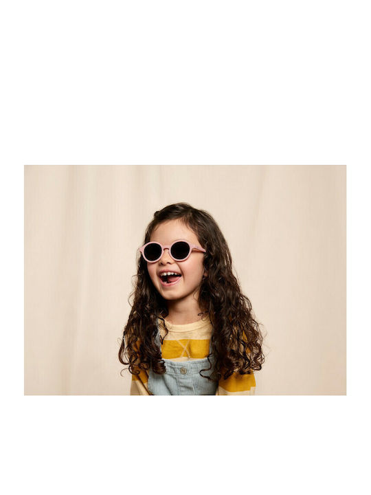 Izipizi D Round Kids Sunglasses with Polarized Lens Pastel Pink for 3-5 Years