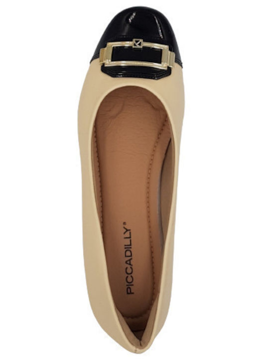 Anatomic Synthetic Leather Ballerinas Vanilla