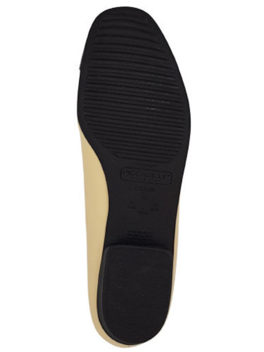 Anatomic Synthetic Leather Ballerinas Vanilla