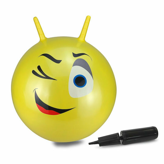 Jamara Χοπ Χοπ Μπάλα Ball Eye Κίτρινο 55εκ.