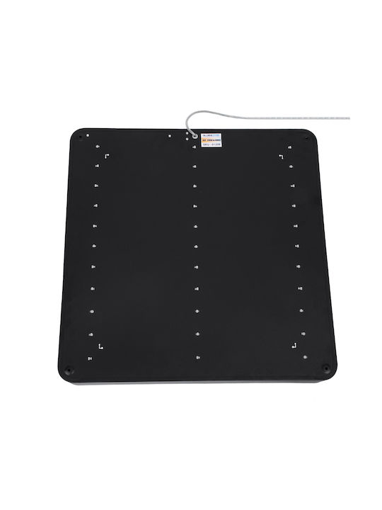 GloboStar Kamala Deckenleuchte 60cm Schwarz mit Integrierter LED und Fernbedienung