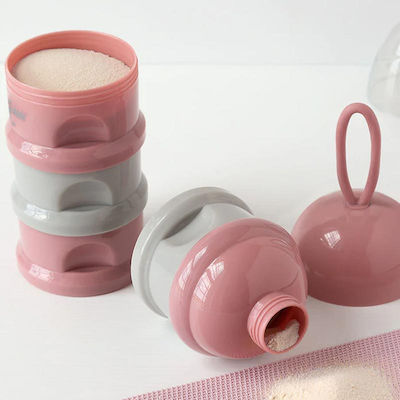 Kiokids Milk Powder Doser for 4 Food Servings Pink 1pcs