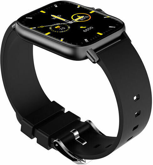 Egoboo M4 Smartwatch mit Pulsmesser (Schwarz)