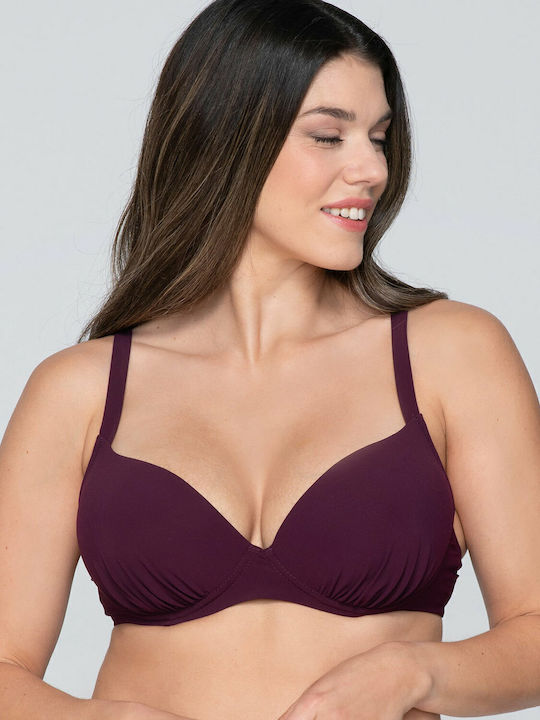 Bikini Σουτιέν Μπορντό