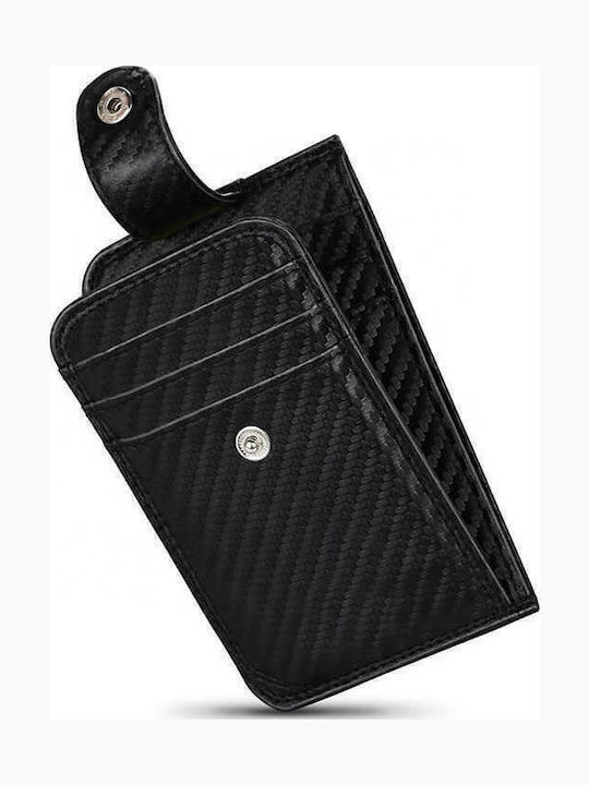 Slim Smart Ανδρικό Πορτοφόλι με RFID Μαύρο