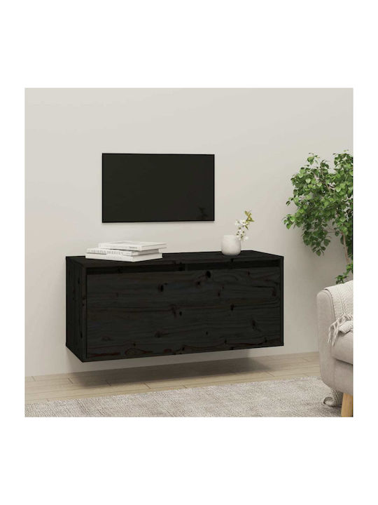 Cabinet Perete Negru 80x30x35cm