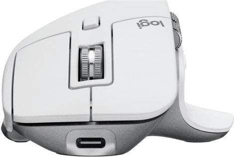 Logitech MX Master 3S Wireless Ergonomic Bluetooth Mouse Pale Gray