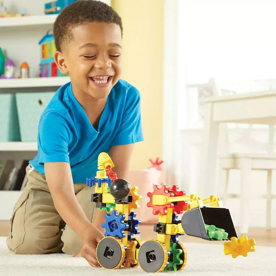 Learning Resources Jucărie de Construcție din Plastic Gears! Gears! Gears! WreckerGears pentru Copii 4+ ani+ Ani