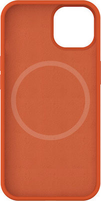 Vivid Magsafe Umschlag Rückseite Silikon Orange (iPhone 13 Mini) VIMAGLI195ORG