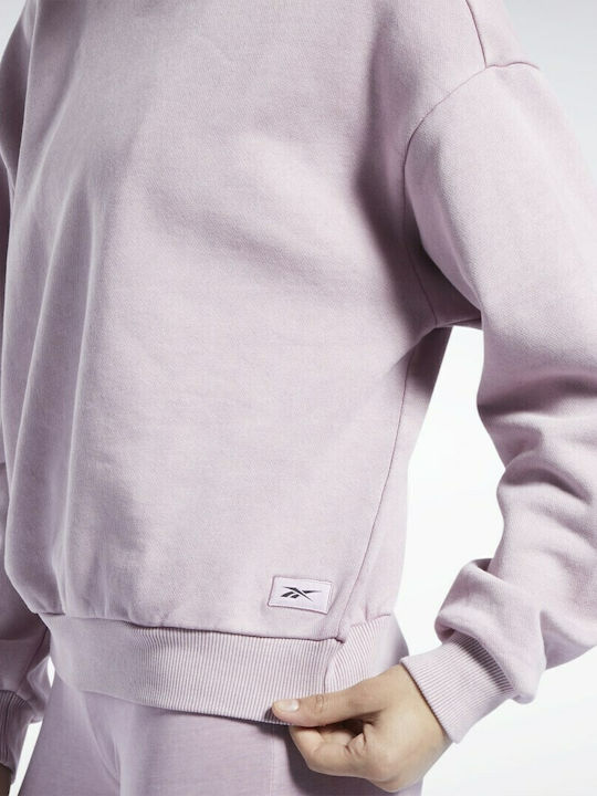 Classics Natural Dye Small Logo Γυναικείο Φούτερ French Terry Infused Lilac
