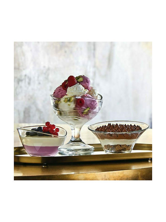 Bormioli Rocco Acapulco Glass Ice Cream Bowl Διάφανο 9.5x9.5εκ. 6pcs