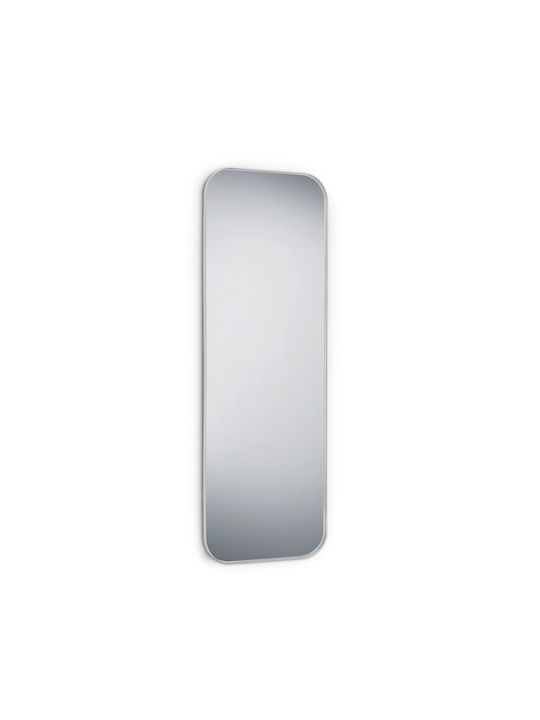 Mirrors & More Wall Mirror Full Length with Silver Metallic Frame 150x50cm 1pcs