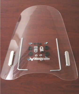 Falcon Motorcycle Windshield & Windscreen Transparent Visor 56x50εκ. 22416