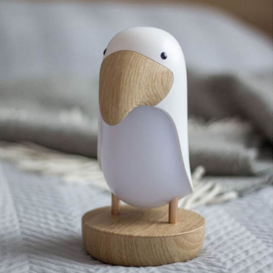 Rabbit & Friends Rabbit & Friends Nursery Night Light Bird Battery White
